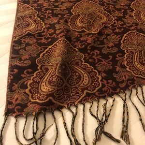Autumn Fall Boho tapestry scarf